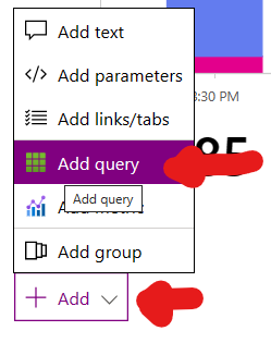 add query